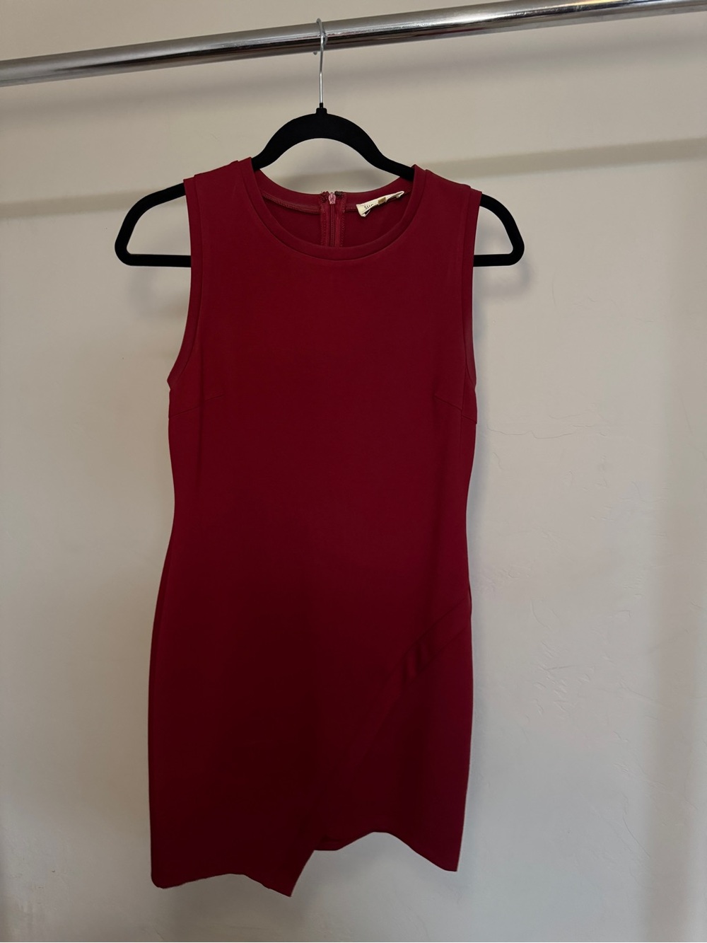 Sugarlips Sleeveless Mini Dress in Wine Red